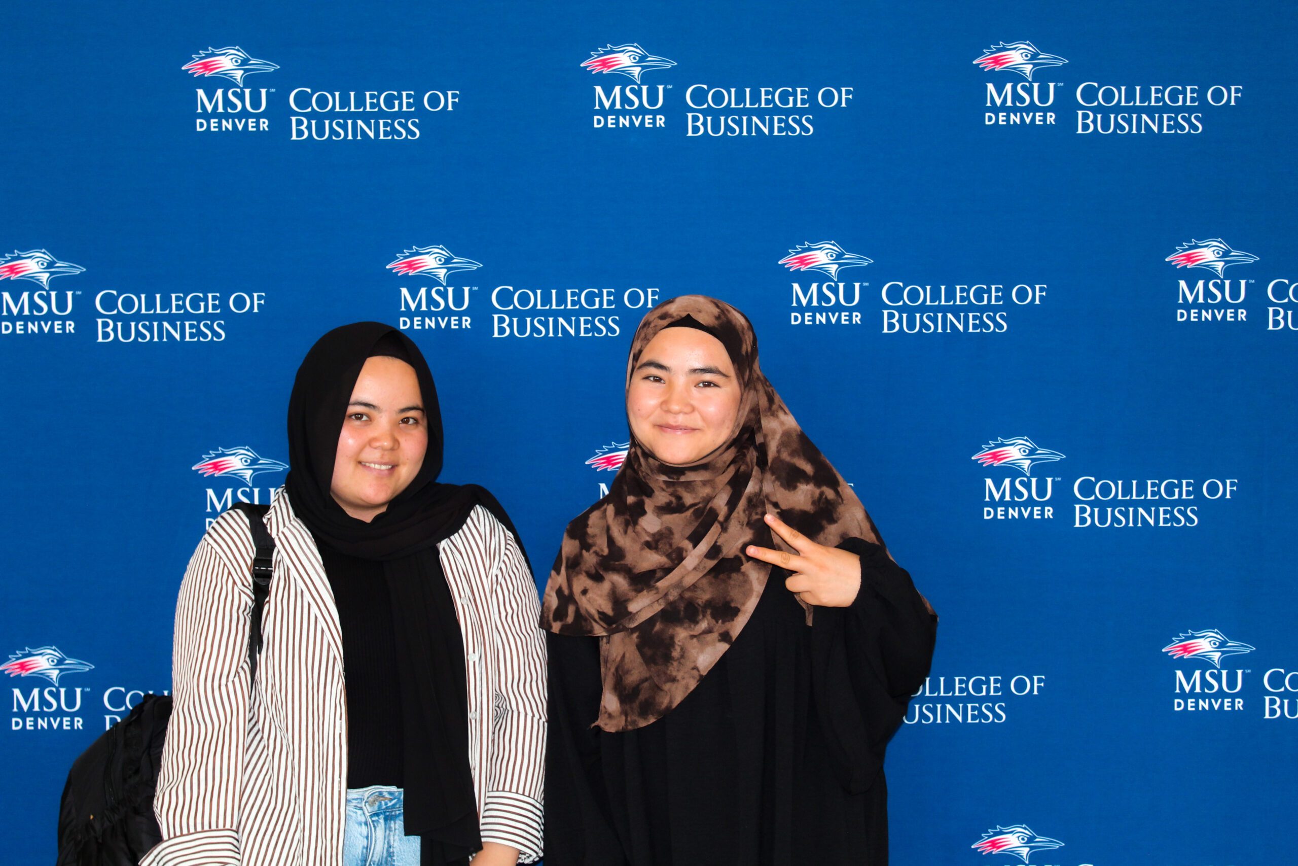 First day of School Picture of Students for the College of Business