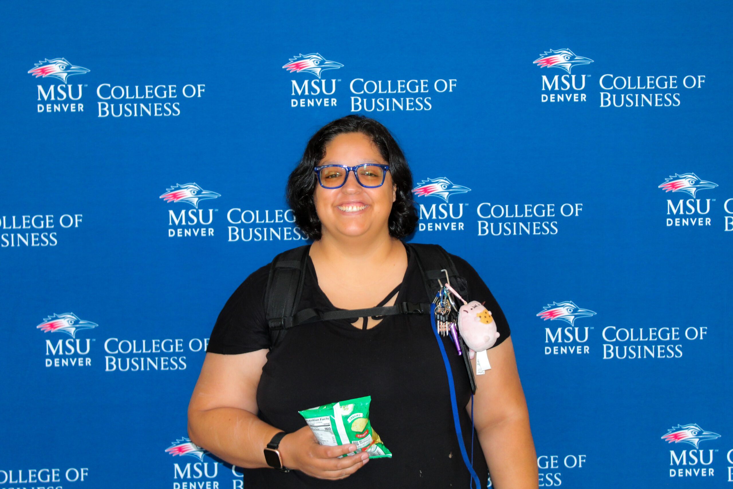 First day of School Picture of Students for the College of Business