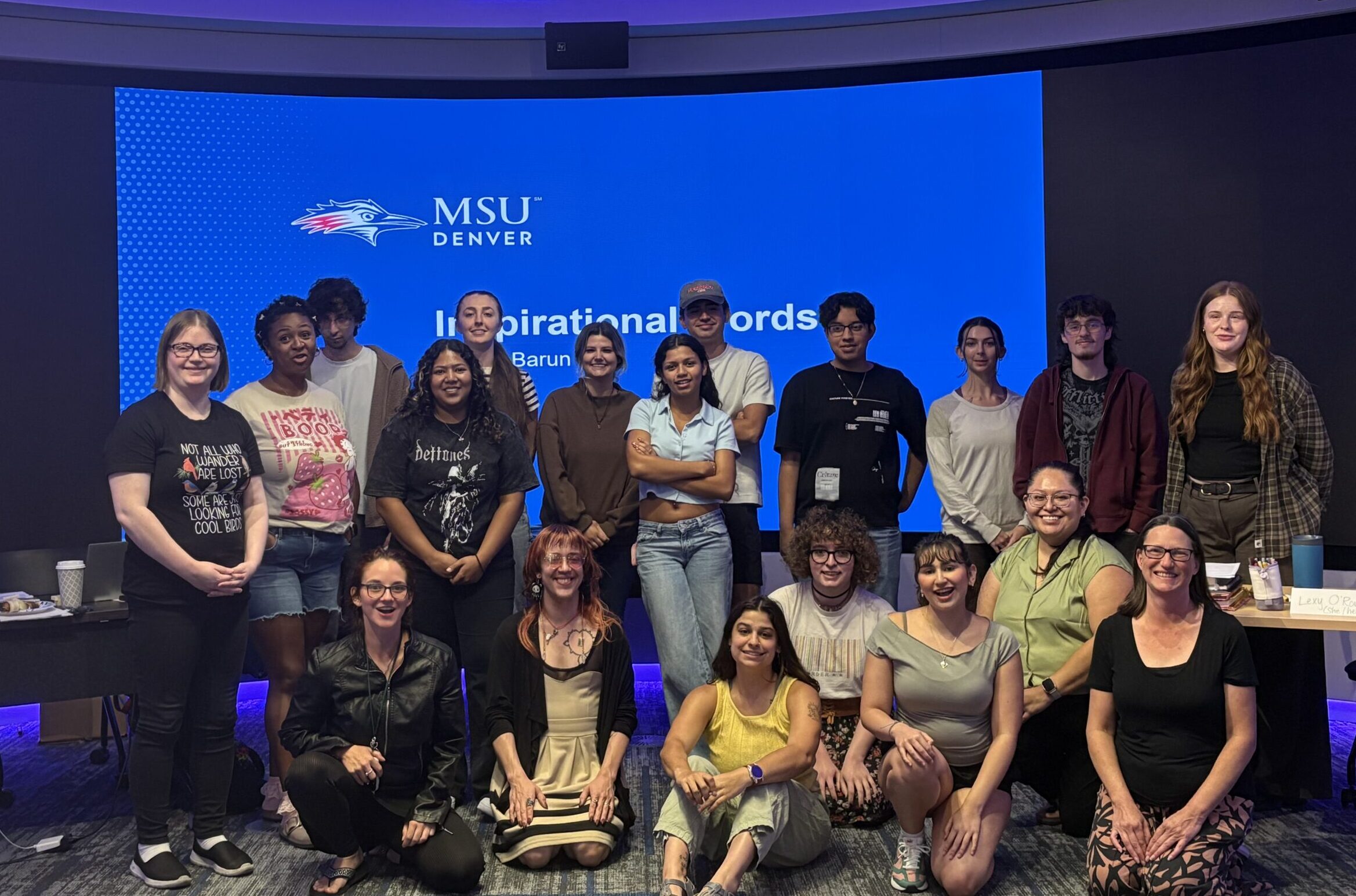 A group picture of the Supplemental Instruction Leaders
