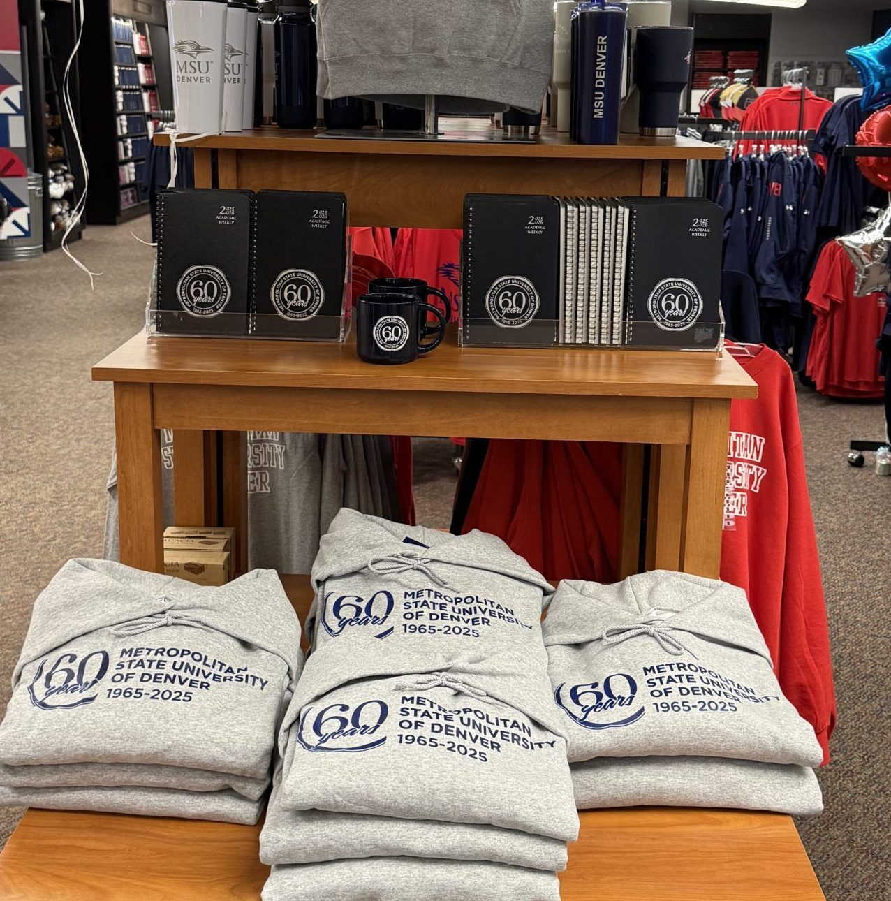 Hoodies and other 60th anniversary merch