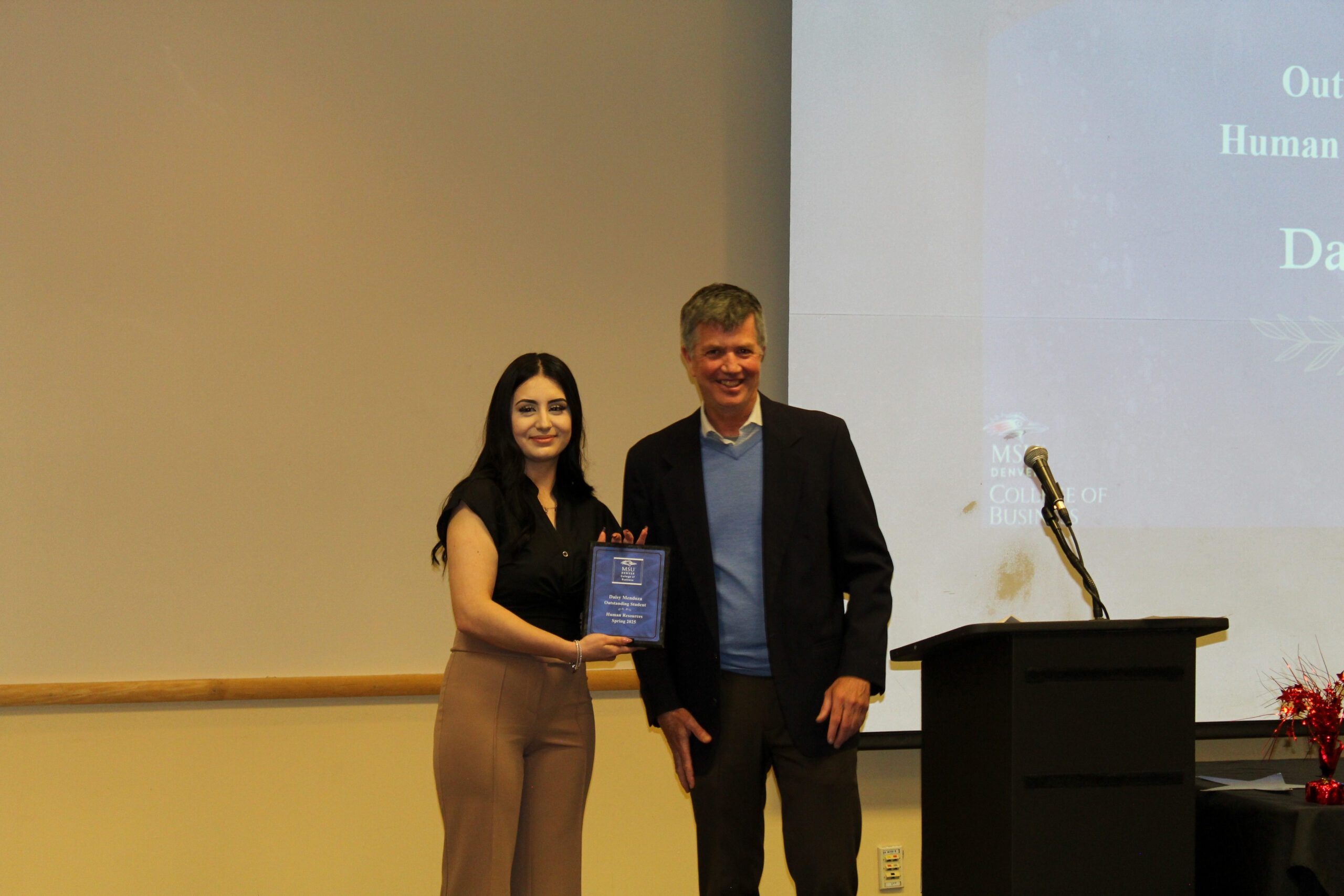 Daisy Mendoza - Outstanding Student