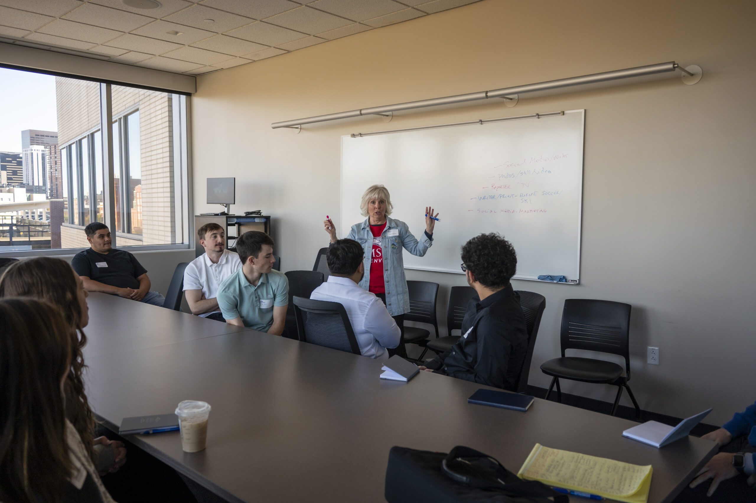 Person leading workshop at Irv Brown Conference