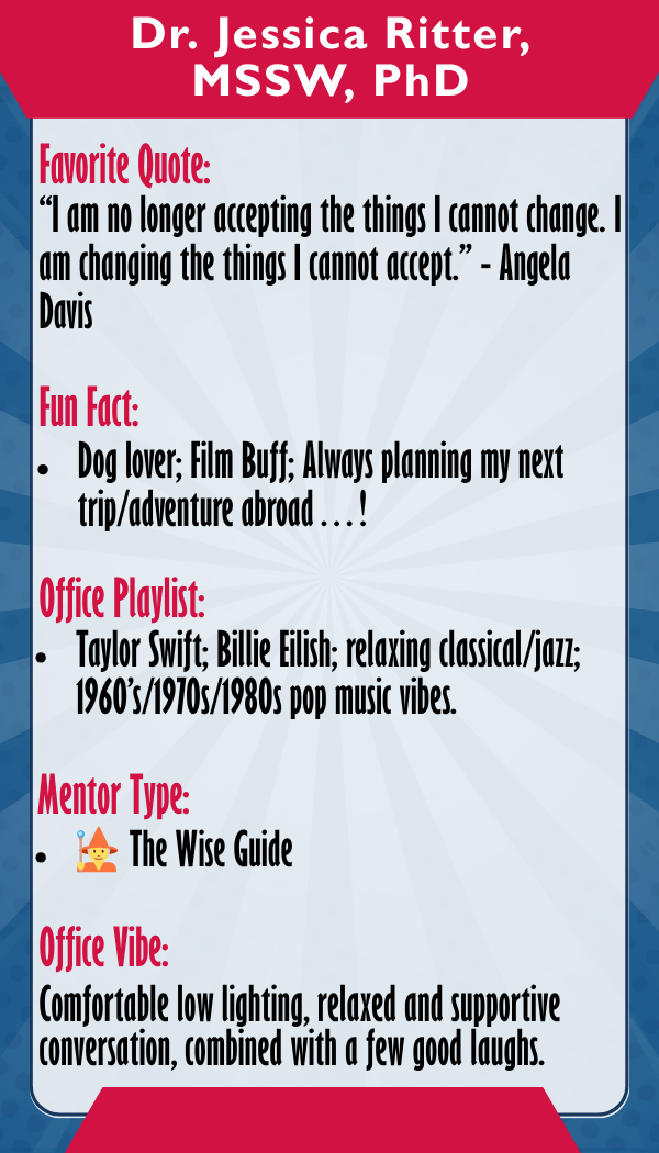 Dr. Jessica Ritter — Trading card back