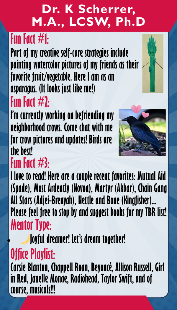 Dr. K Scheerer — Trading card back