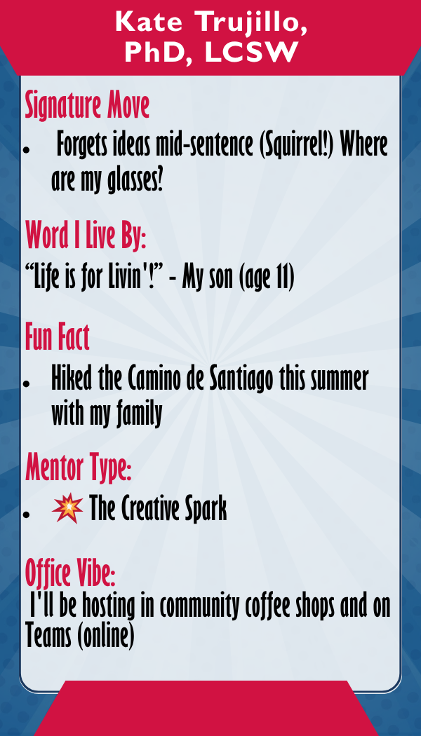 Dr. Kate Trujillo — Trading card back