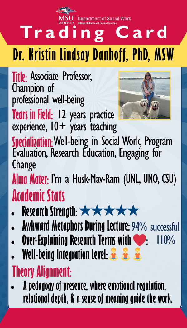 Dr. Kristin Danhoff — Trading card front