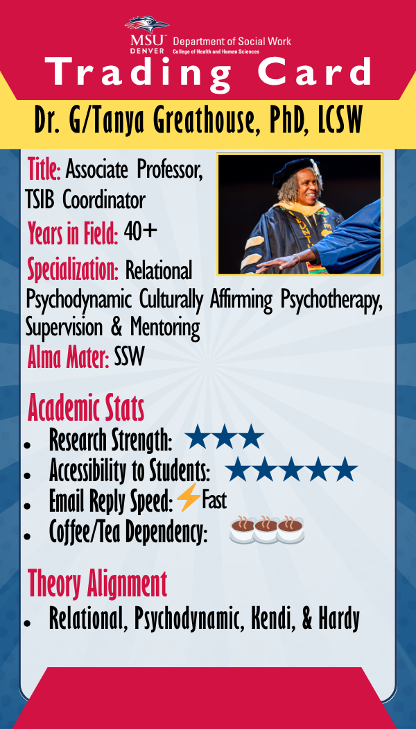 Dr. G — Trading card front