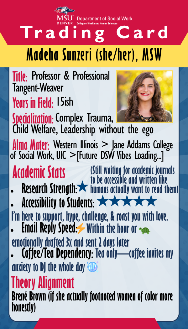 Madeha Sunzeri — Trading card front