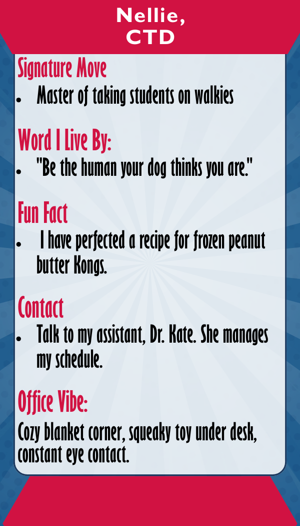 Nellie — Trading card back