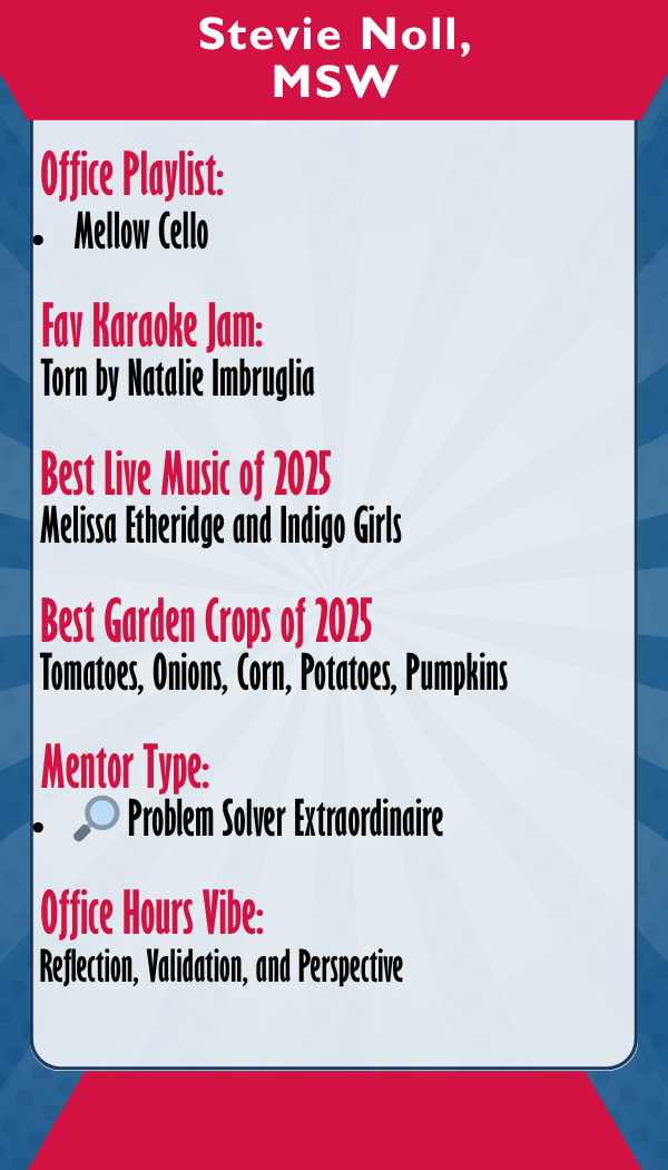 Stevie Noll — Trading card back