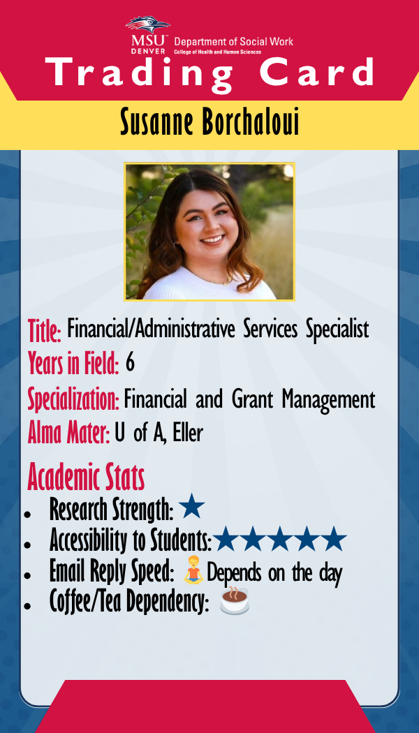 Susanne Borchaloui — Trading card front