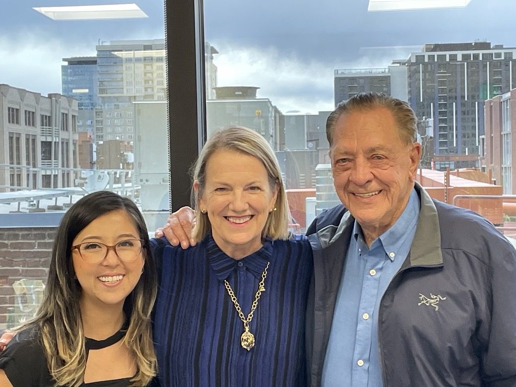 Carla and Carla Hartman with Regina Acosta
