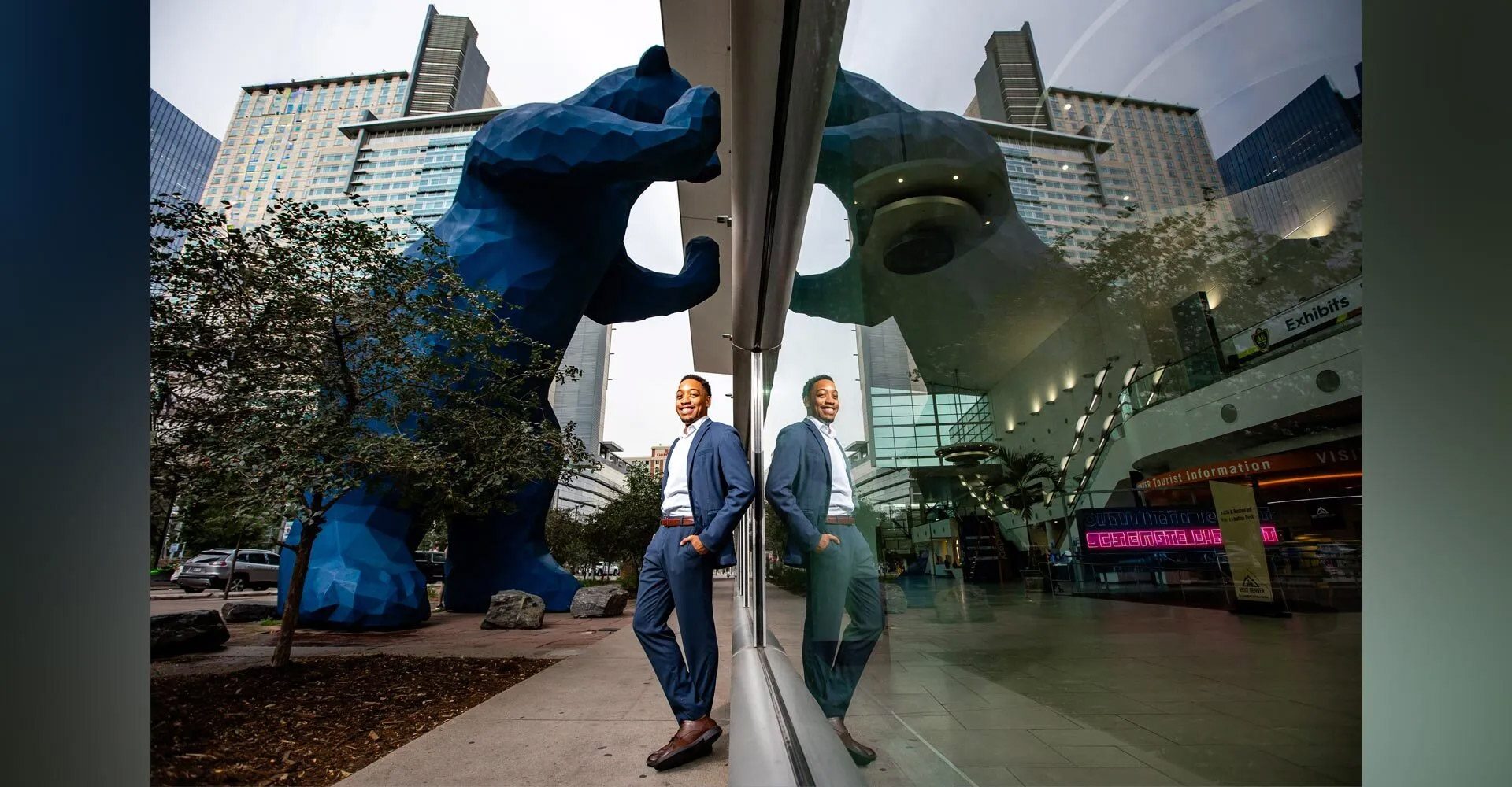 Dimond Fellow Tyrin Register is a sales coordinator at the Colorado Convention Center. Photo by Alyson McClaran