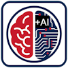 Logo with brain and circuit imagery, plus the text "+AI," in MSU Denver Colors.