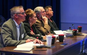 judges for the business pitch competition