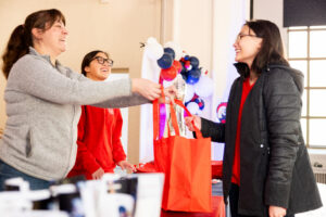 Cap and gown pick up at St. Cajetan's Fall 2025