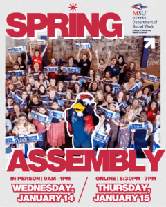 A flyer for the 2026 Spring Assembly event