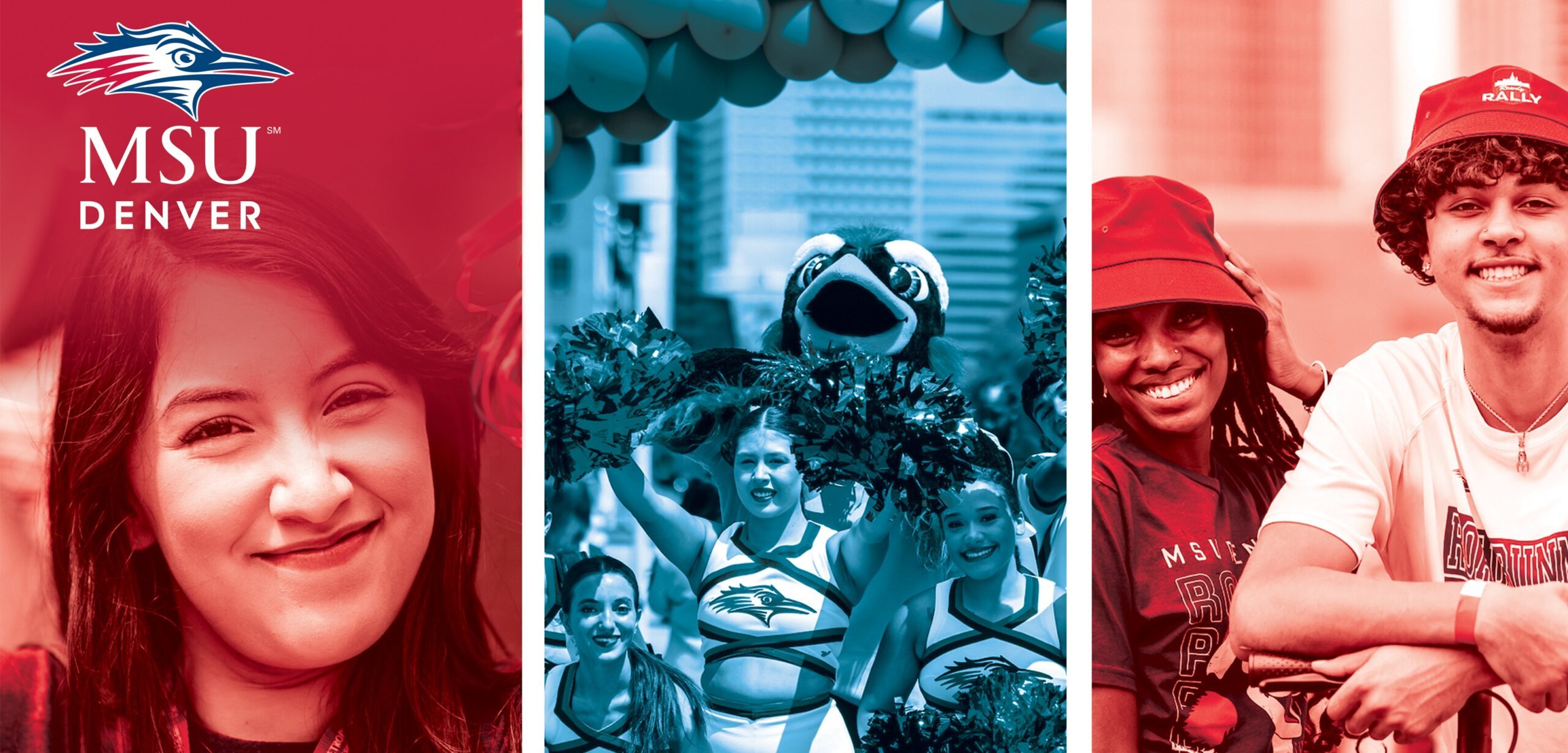 3 column photos of students from Fall Welcome week.