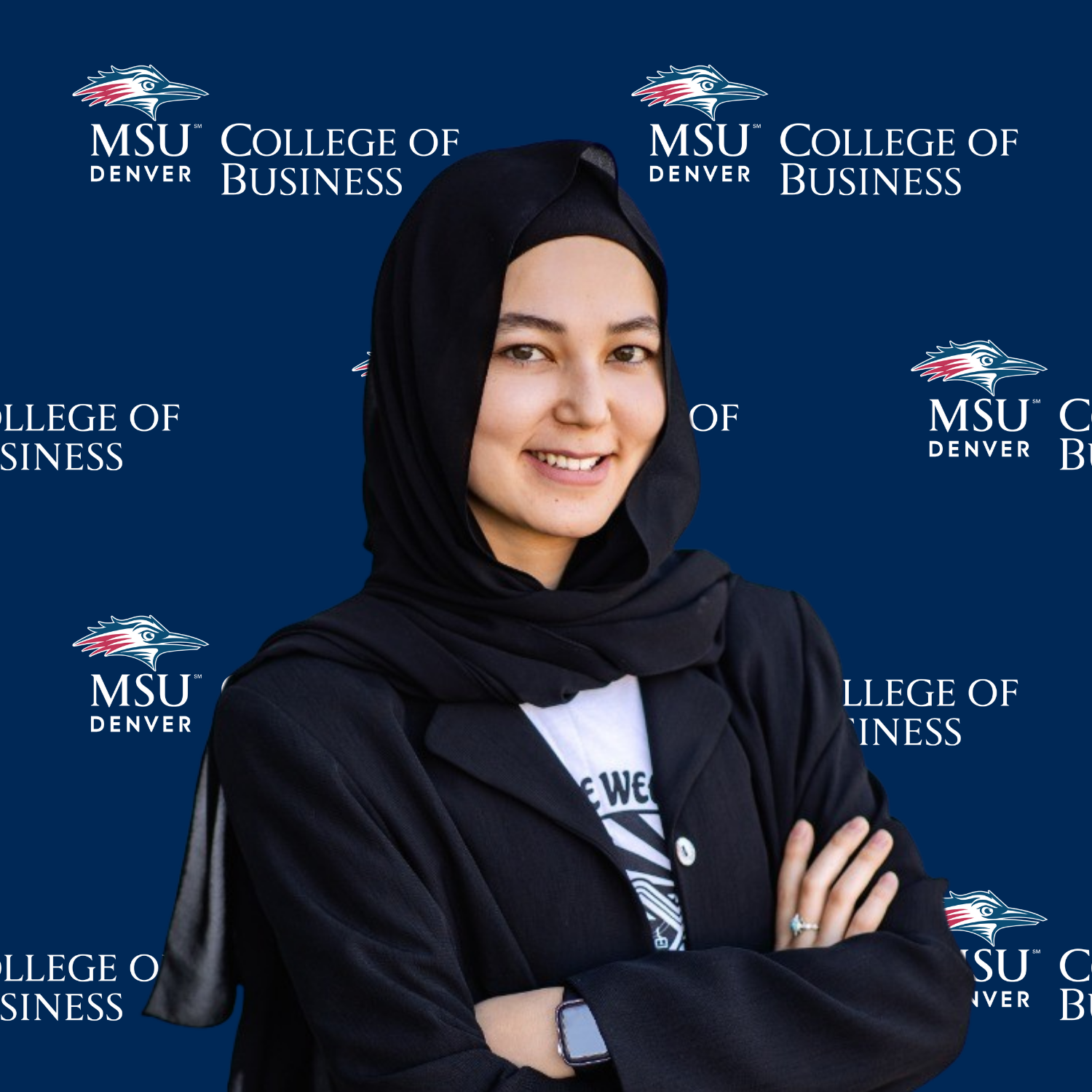 Headshot of Madina Amiri, CBUS Student Ambassador