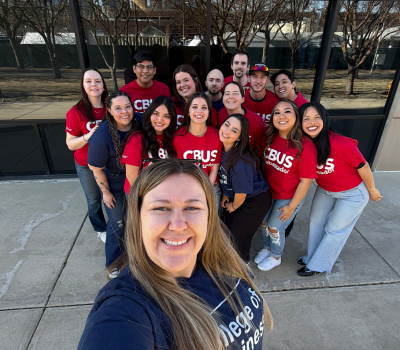 a group of MSU Denver students smiling