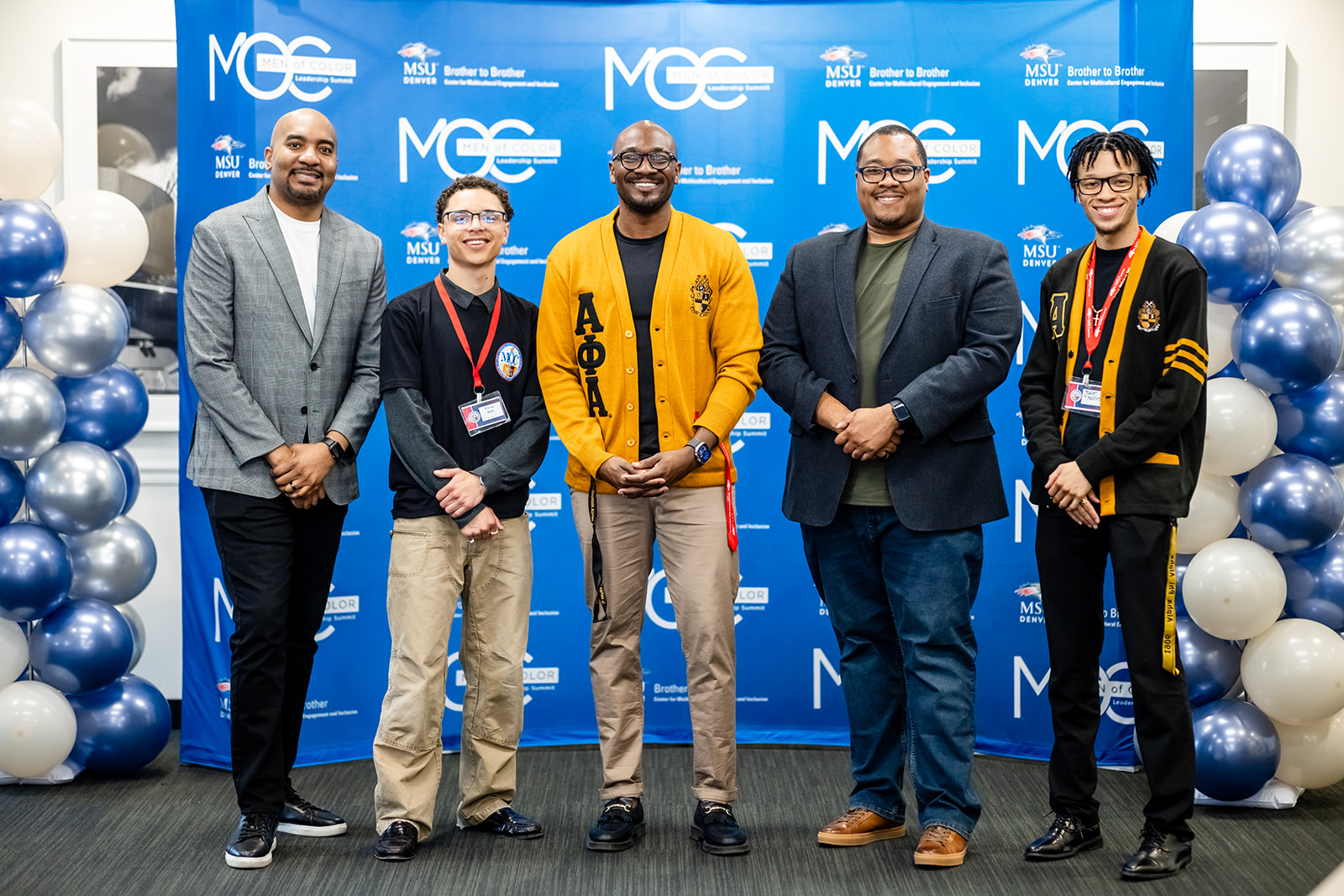 Group of people smiling for a photo