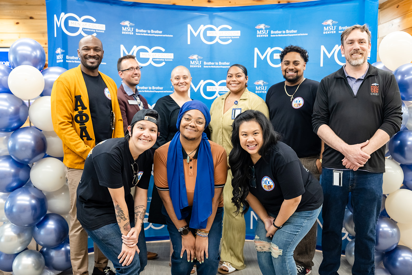 Group of staff smiling