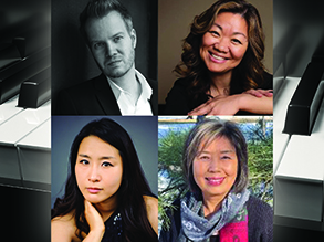 headshots of piano guests