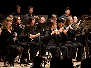 Symphonic band performers