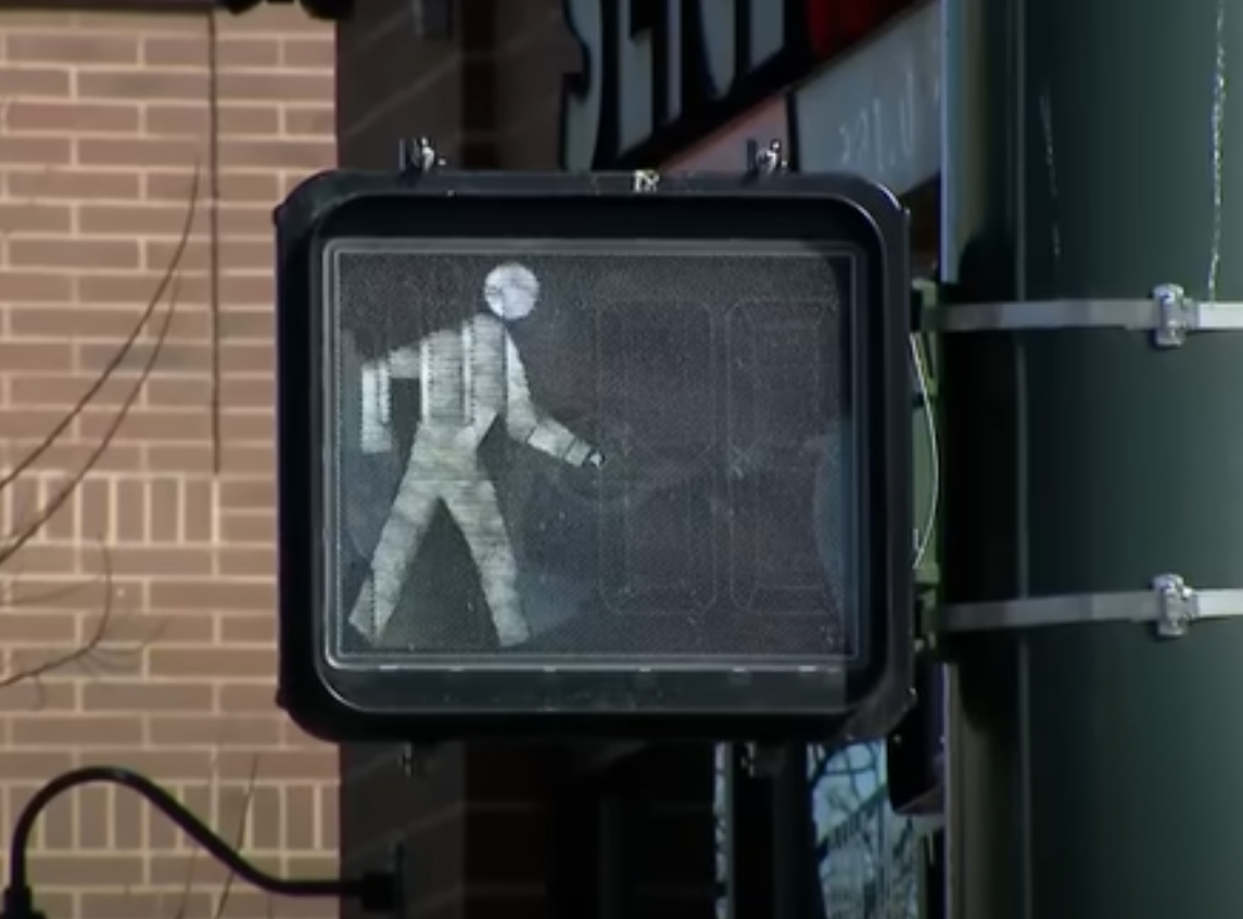 Crosswalk sign