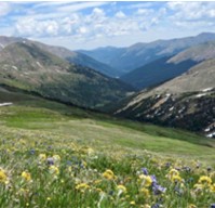 View of the Rocky Mountains