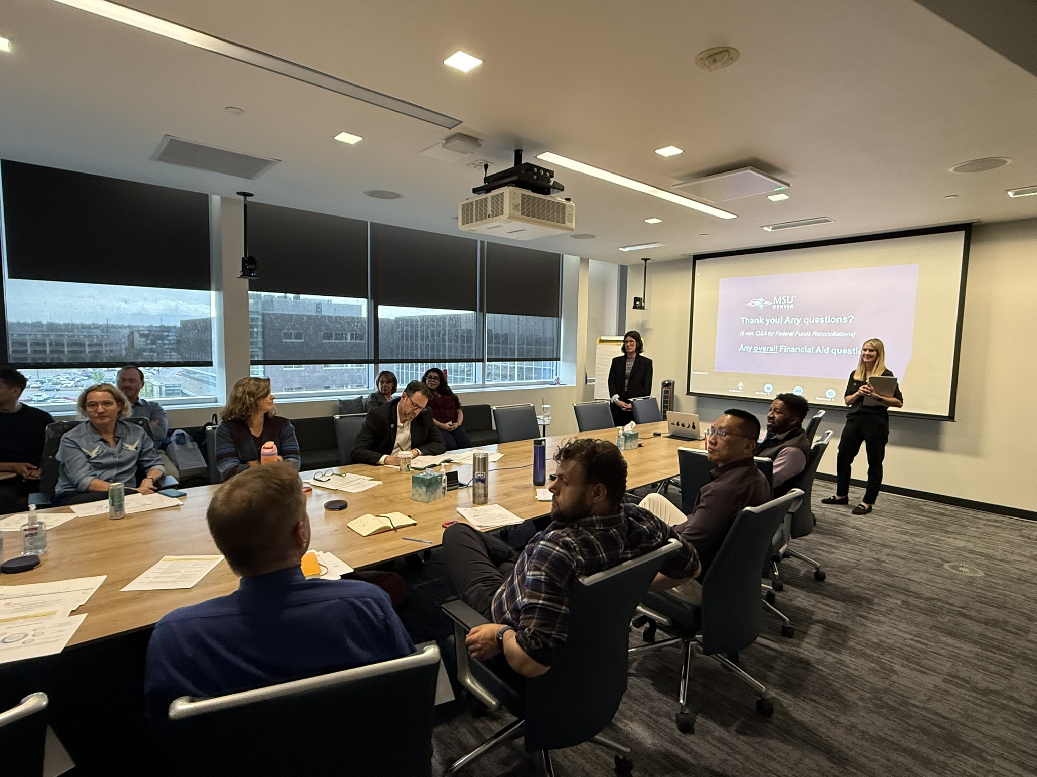 Students presenting Risk Assurance