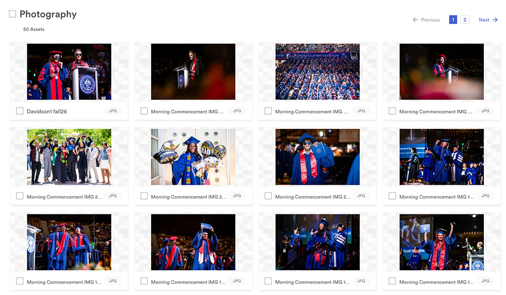 MSU Denver's Brandfolder interface