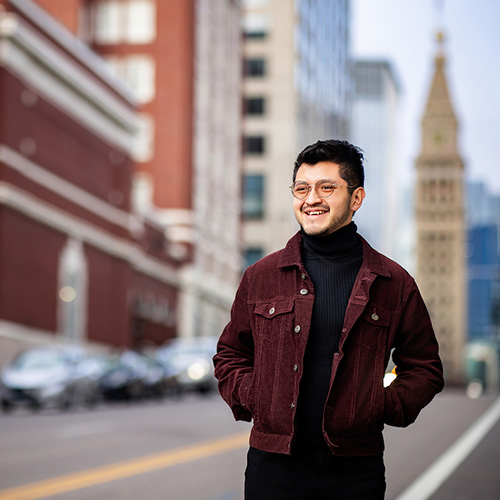 Psychology major Gabriel Trujillo