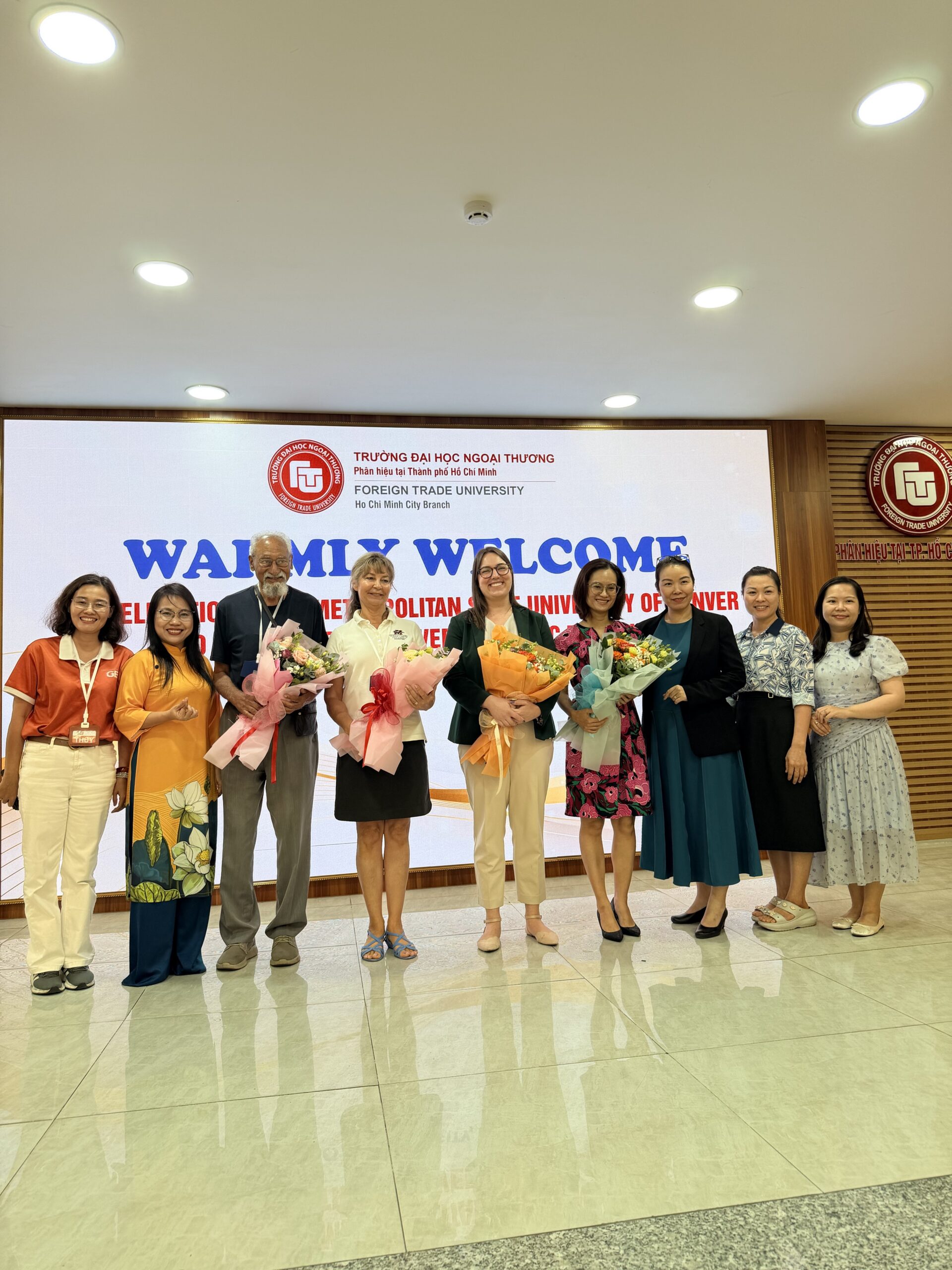 Group picture of the professors from MSU Denver and Vietnam.