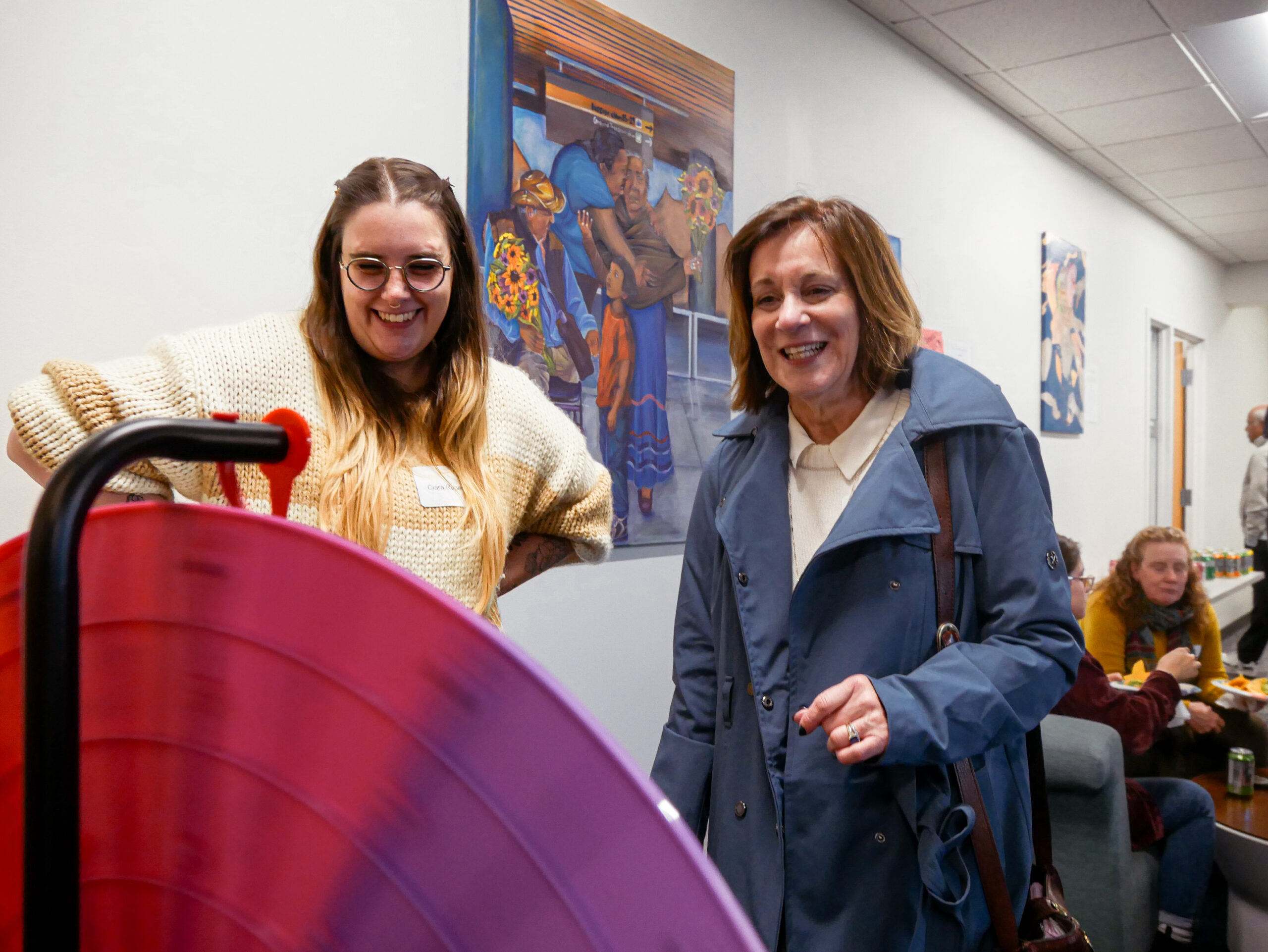 CTLD staff and Celebration of Faculty attendees enjoy games together