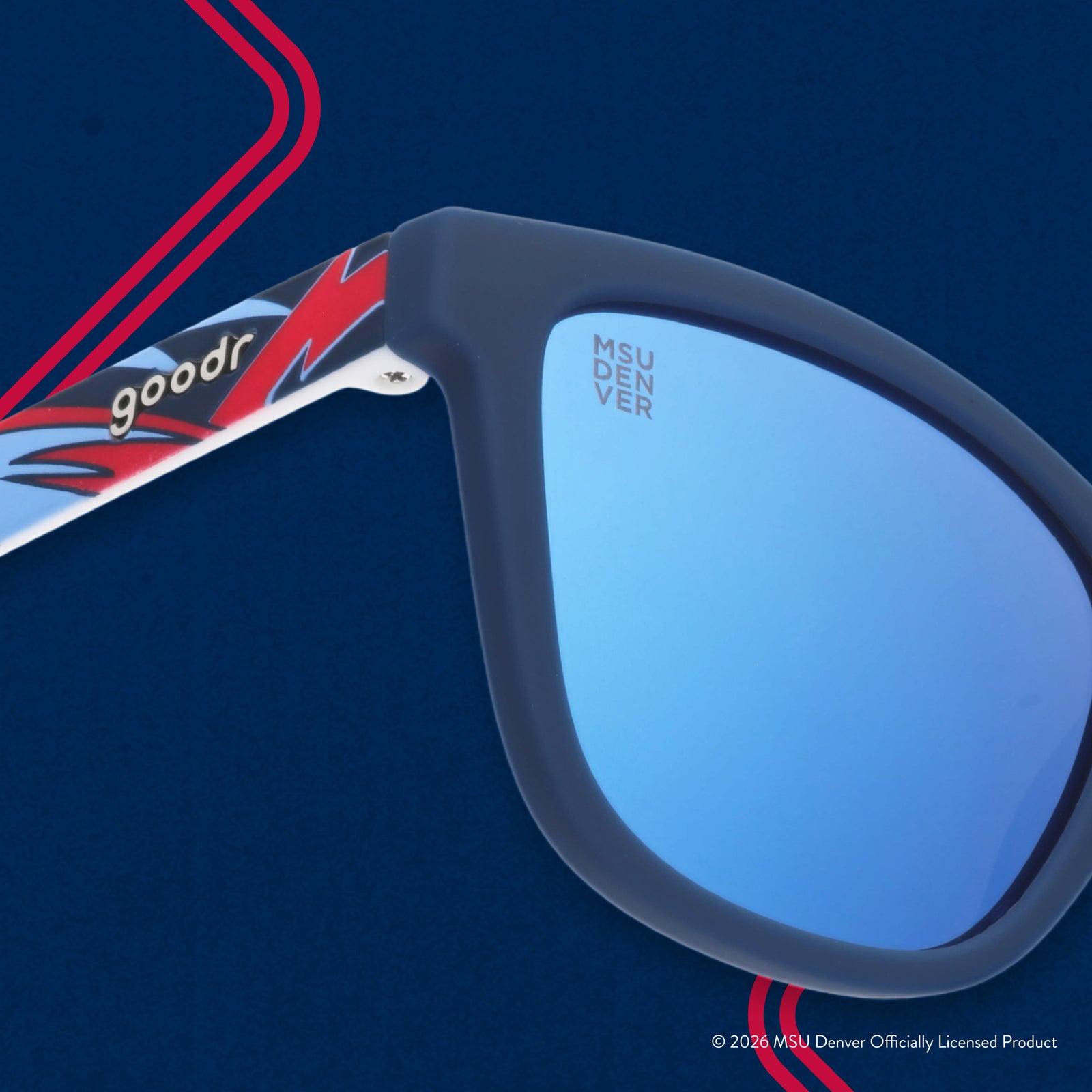 MSU Denver branded sunglasses