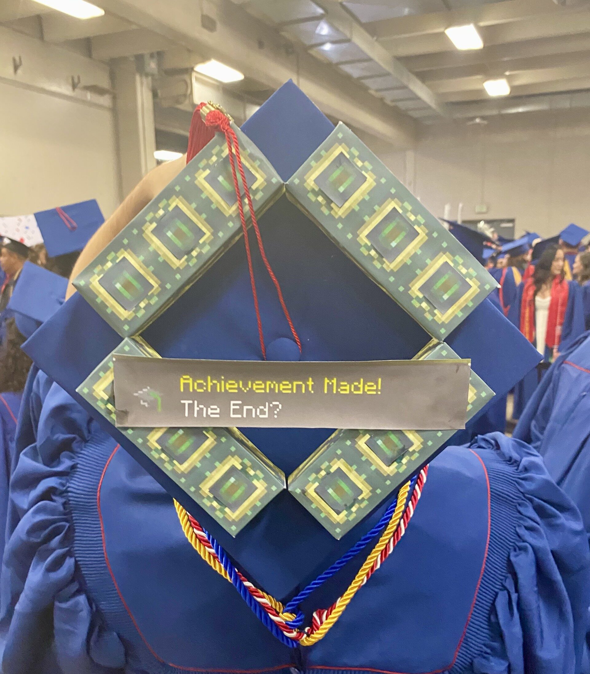 decorated mortar board at SP'26 Commencement Ceremony