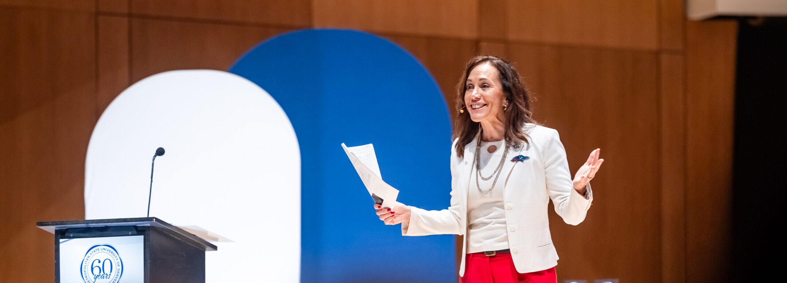 President Davidson's 2025 Welcome Back was held on Thursday, August 28, from 7:45-10 a.m., in the King Center Concert Hall on the Auraria Campus. Photo by Alyson McClaran