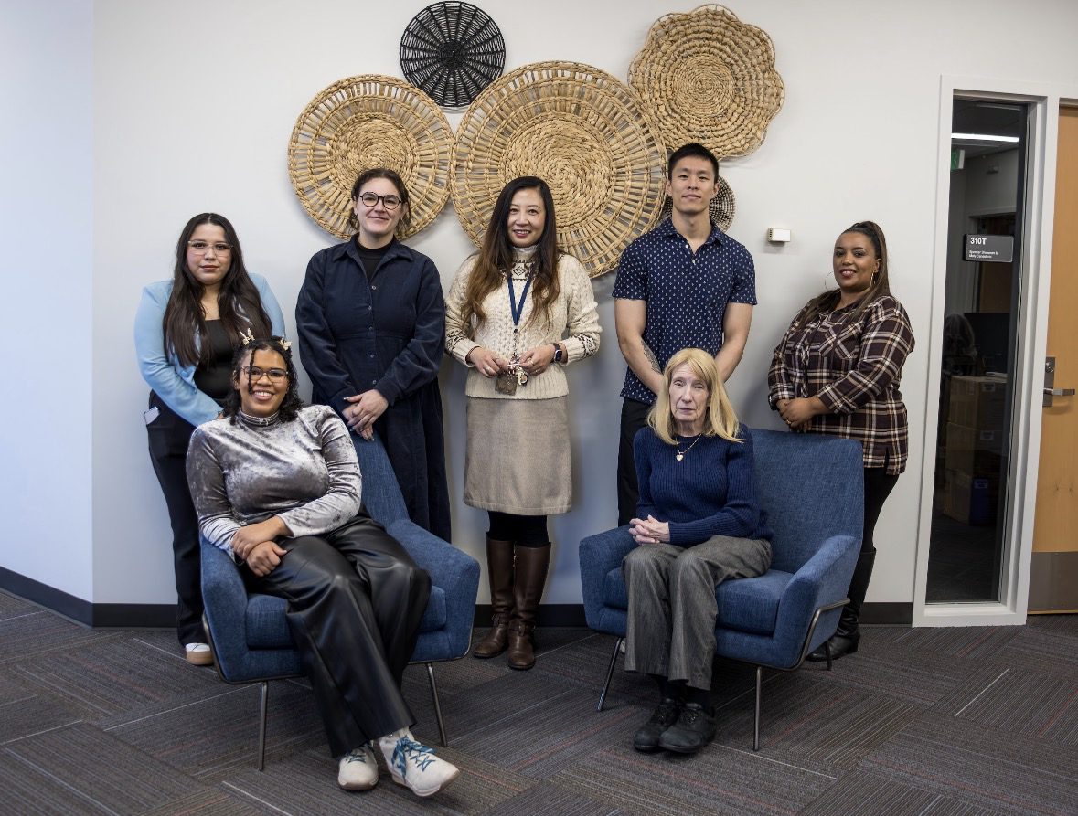 Group of students with faculty