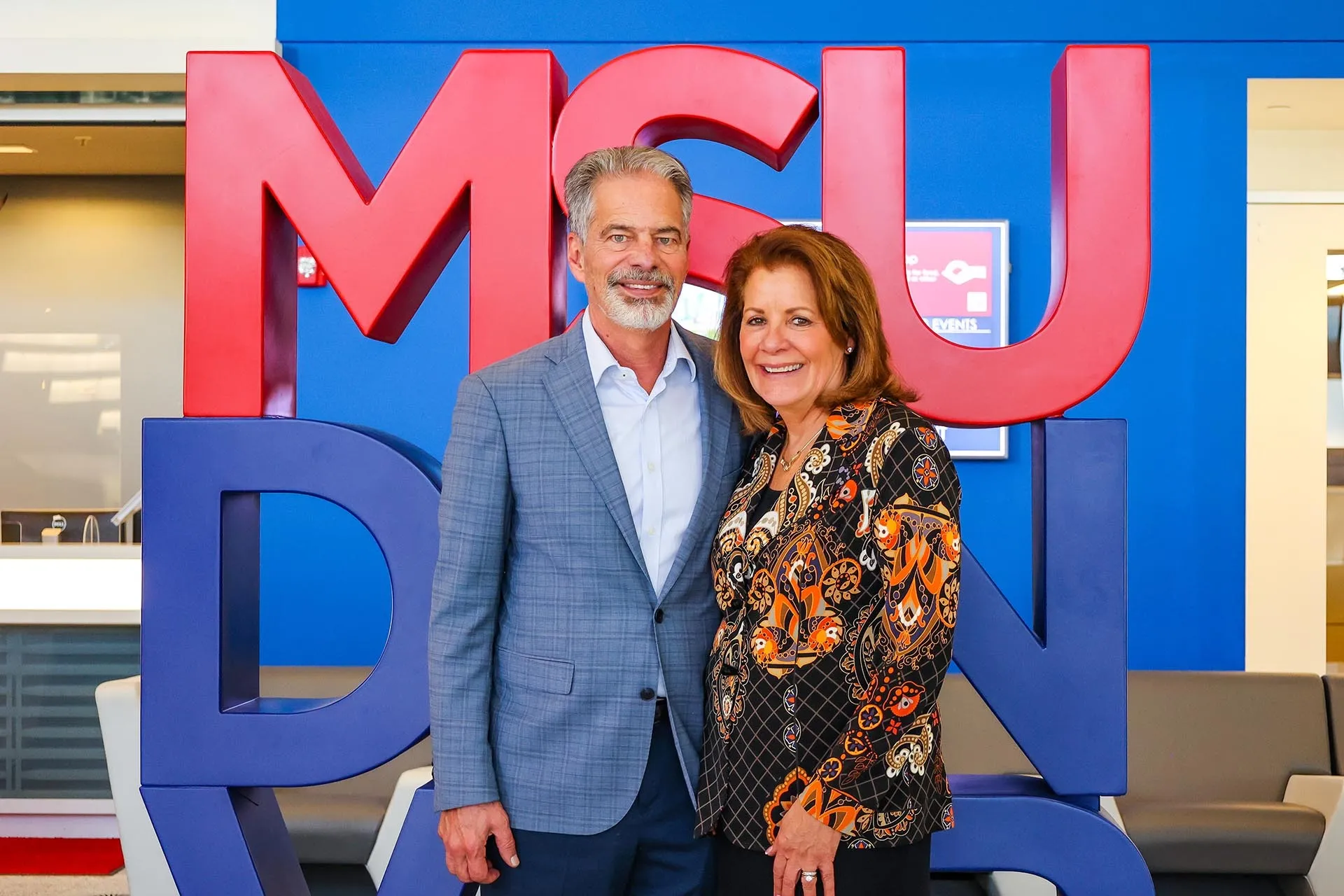 Ferd and Christy Belz at the Transformational Gift Announcement Celebration on March 9, 2023. Photo by Andy Schlichting