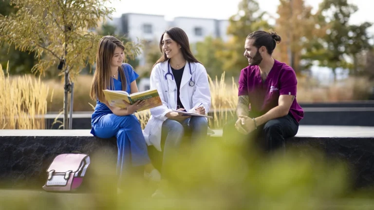 Health Professions students study on campus. Photo by Alyson McClaran
