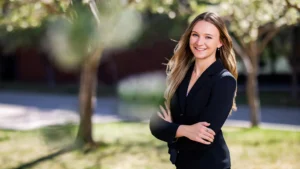 Provost's Award recipient Madison Larsen. Photo by Alyson McClaran