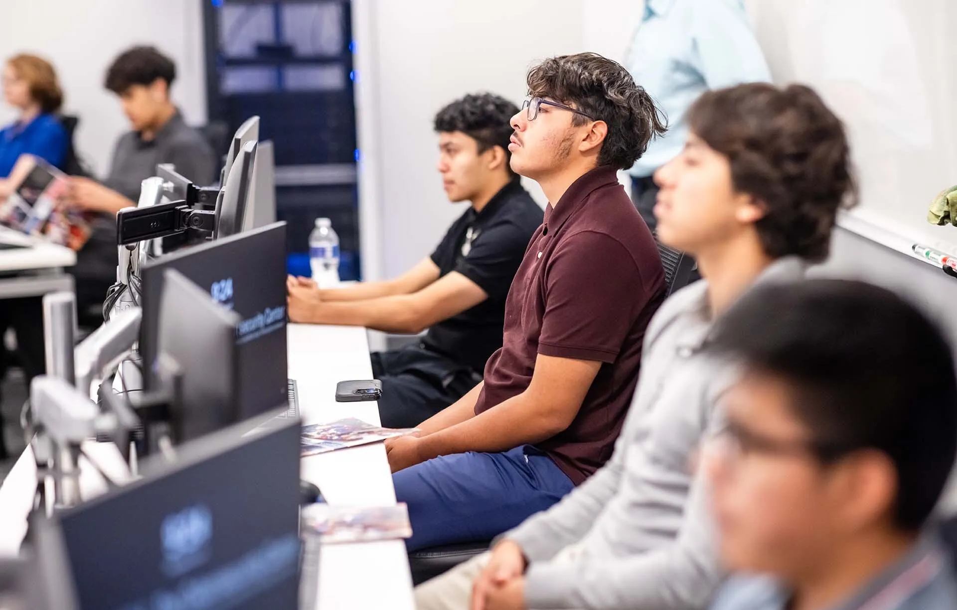 Students from Skyline High School’s FalconTech program participate in a summer cybersecurity program at MSU Denver. Photo by Alyson McClaran