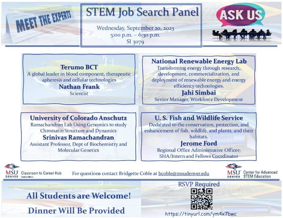 STEM Job Search Panel