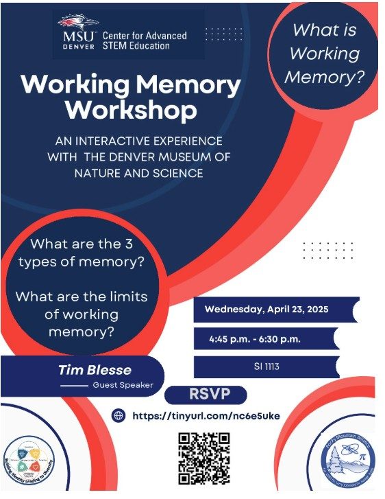 Working Memory Workshop