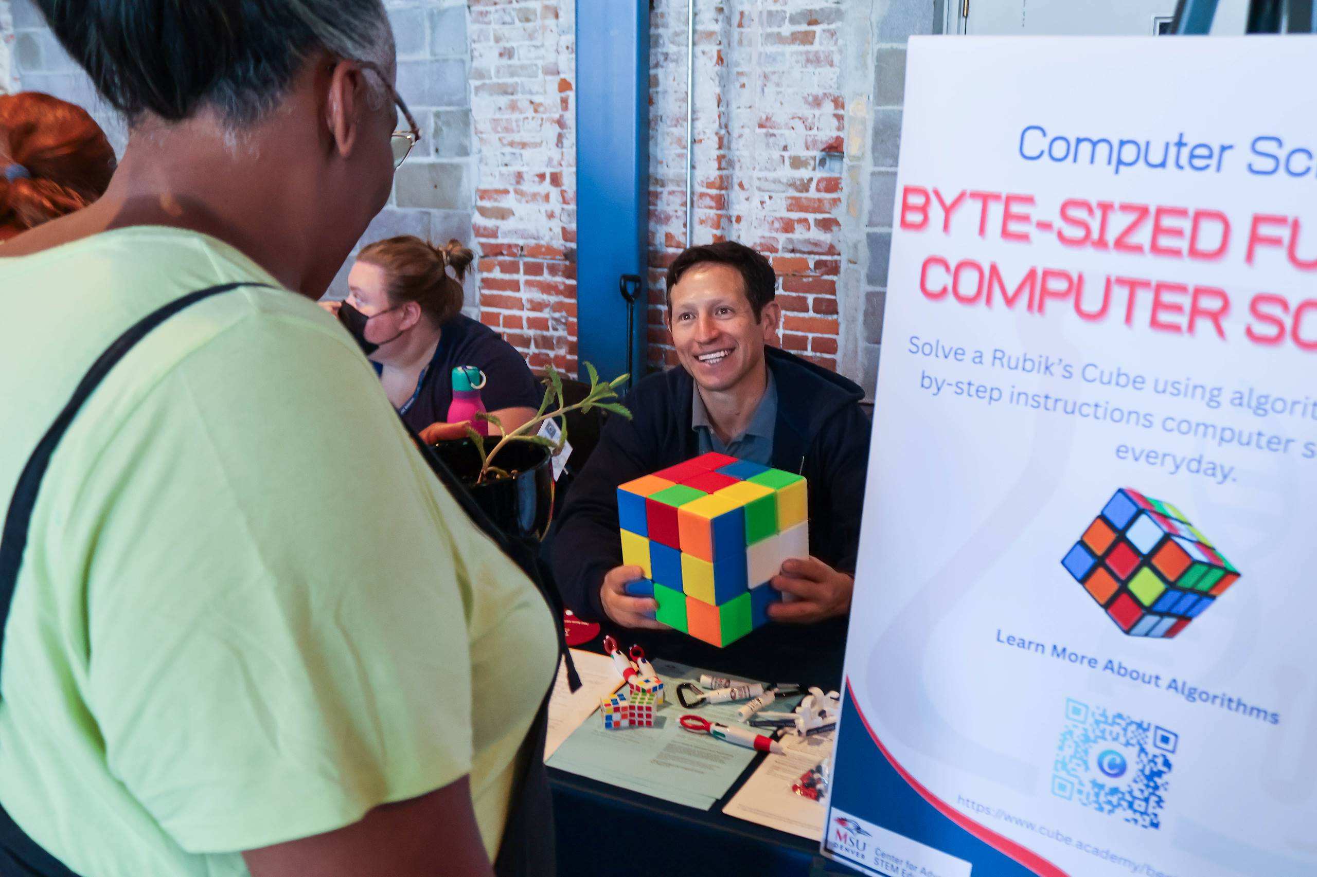 Learning how to solve a Rubik's cube.
